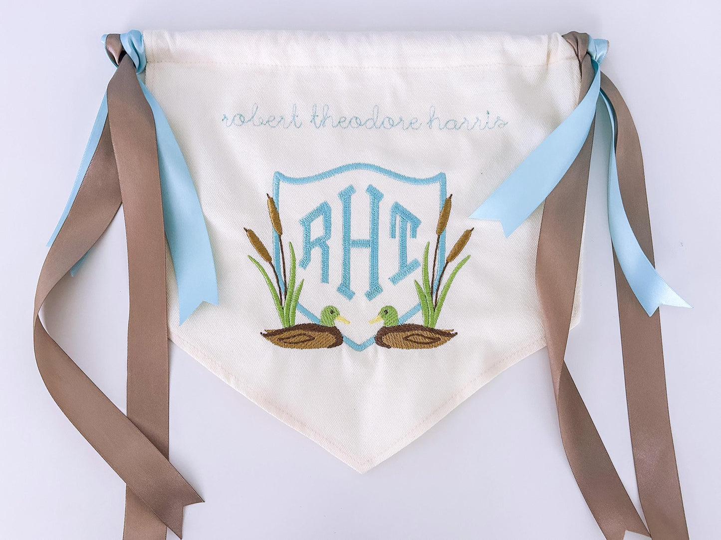 Monogram Crest Banner